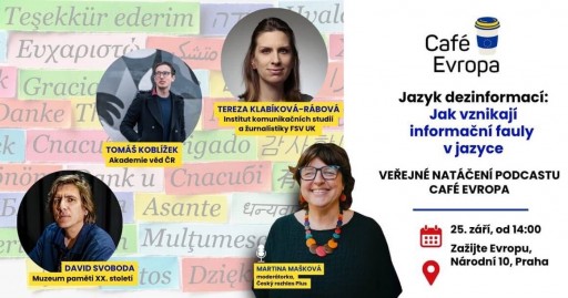 Jazyk dezinformací: Jak vznikají informační fauly v jazyce? 